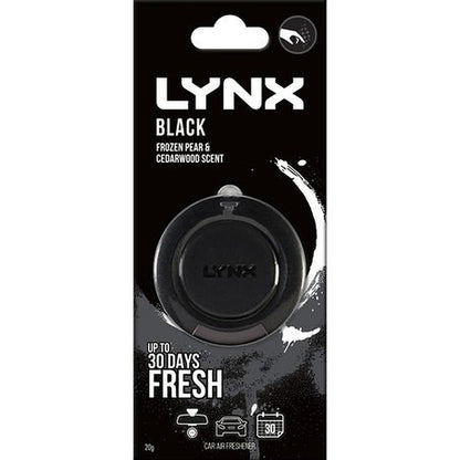 Lynx 3D Hanging Car Air Freshener Black 1 Pack E304192800