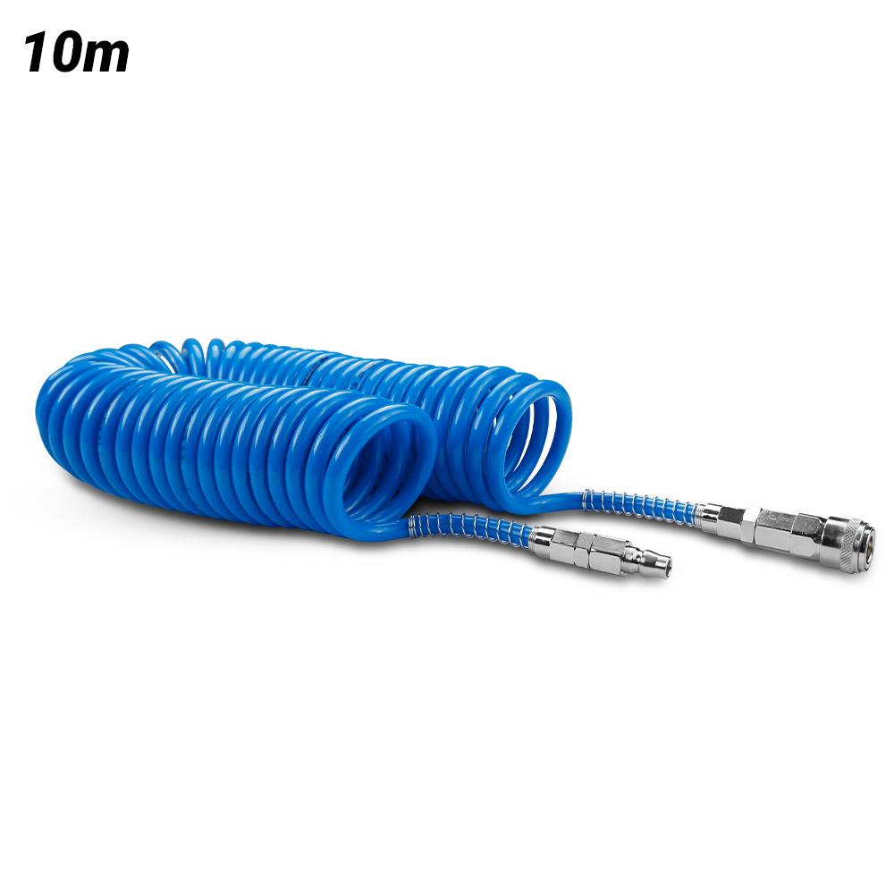 Chicago Air CACH10 6.5mm x 10m Coil Air Hose With Nitto Style Fittings