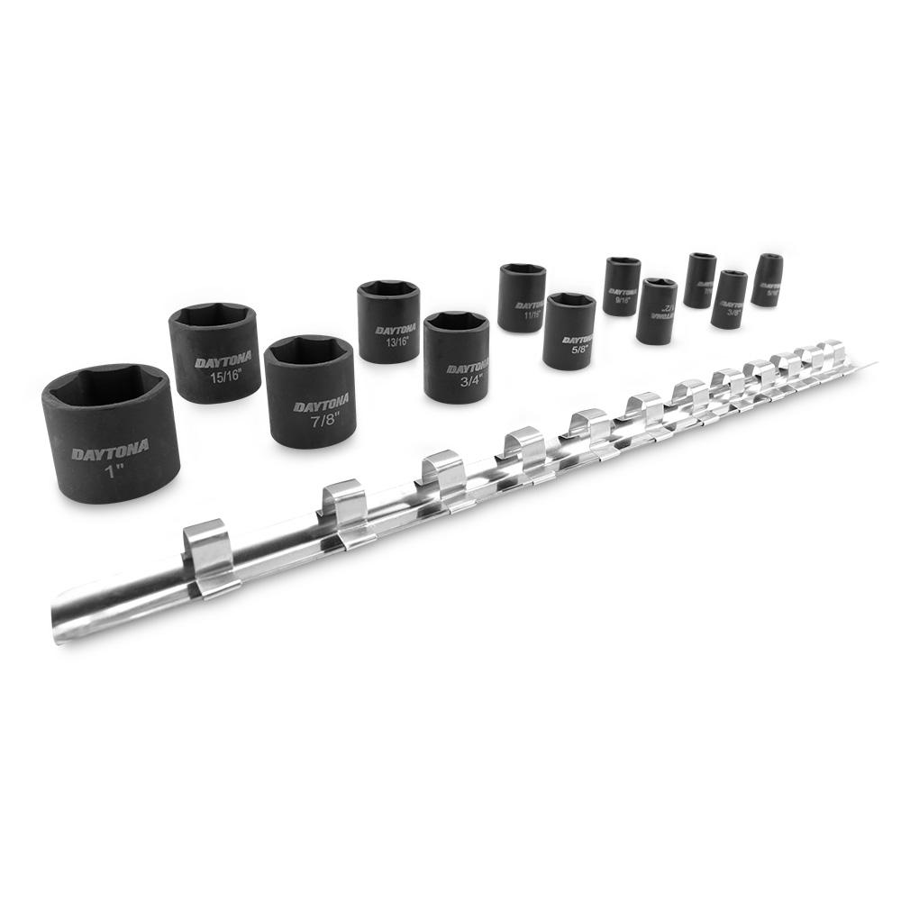 Daytona D12SAE 12pce 3/8” Drive Impact 5/16"-1" Imperial Socket Set