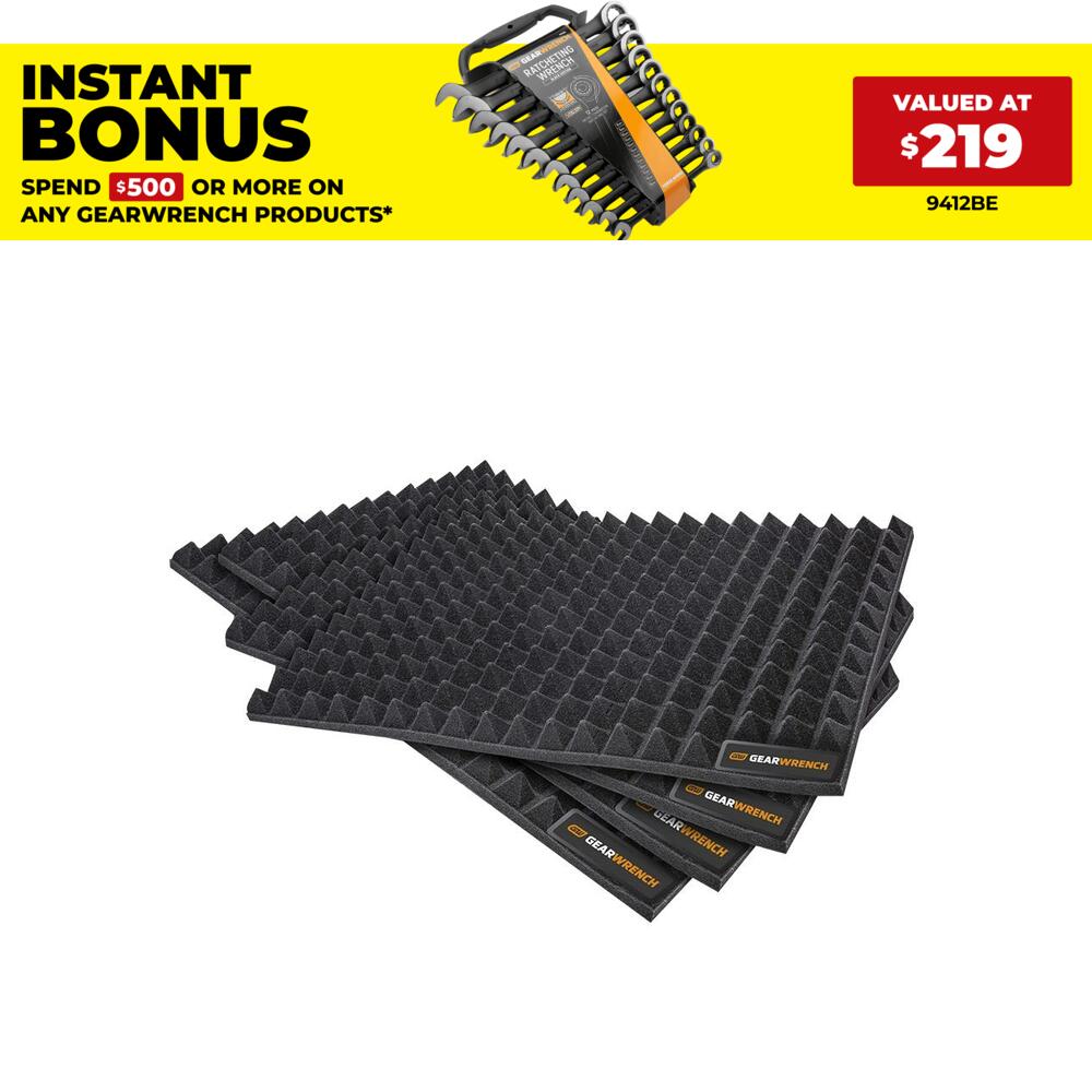 GEARWRENCH 83370 4pce Universal Trap Mat Tool Drawer Liners