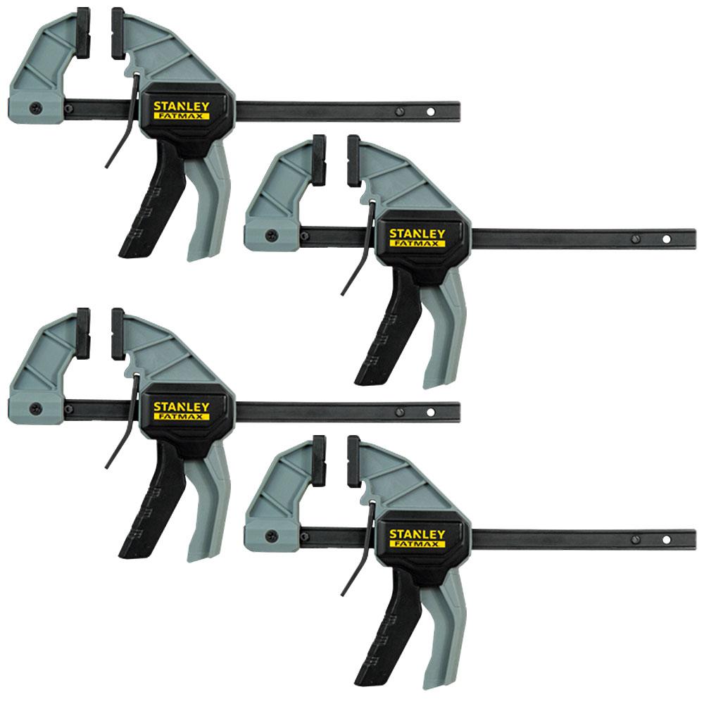 Stanley FMHT1-83215 FATMAX 4-Pack 150mm (6") Trigger Clamp Set