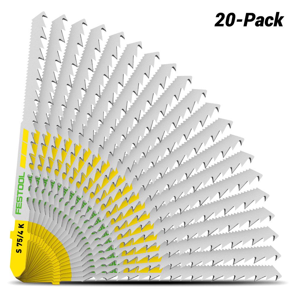 Festool S 75/4 K/20 (204266) 20-Pack Jigsaw Blades