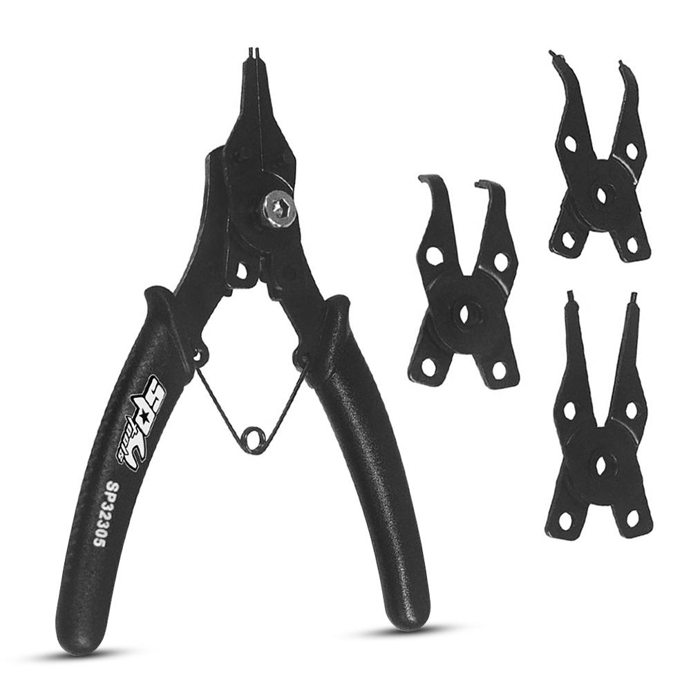 SP Tools SP32305 160mm (6-1/4") Internal/External 10-50mm Snap Ring Plier Set