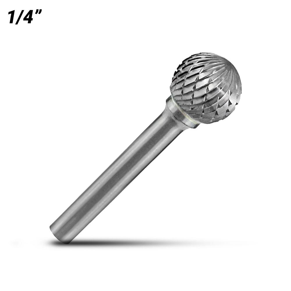 Holemaker CB-SD1 1/4" Ball Shape Carbide Burr