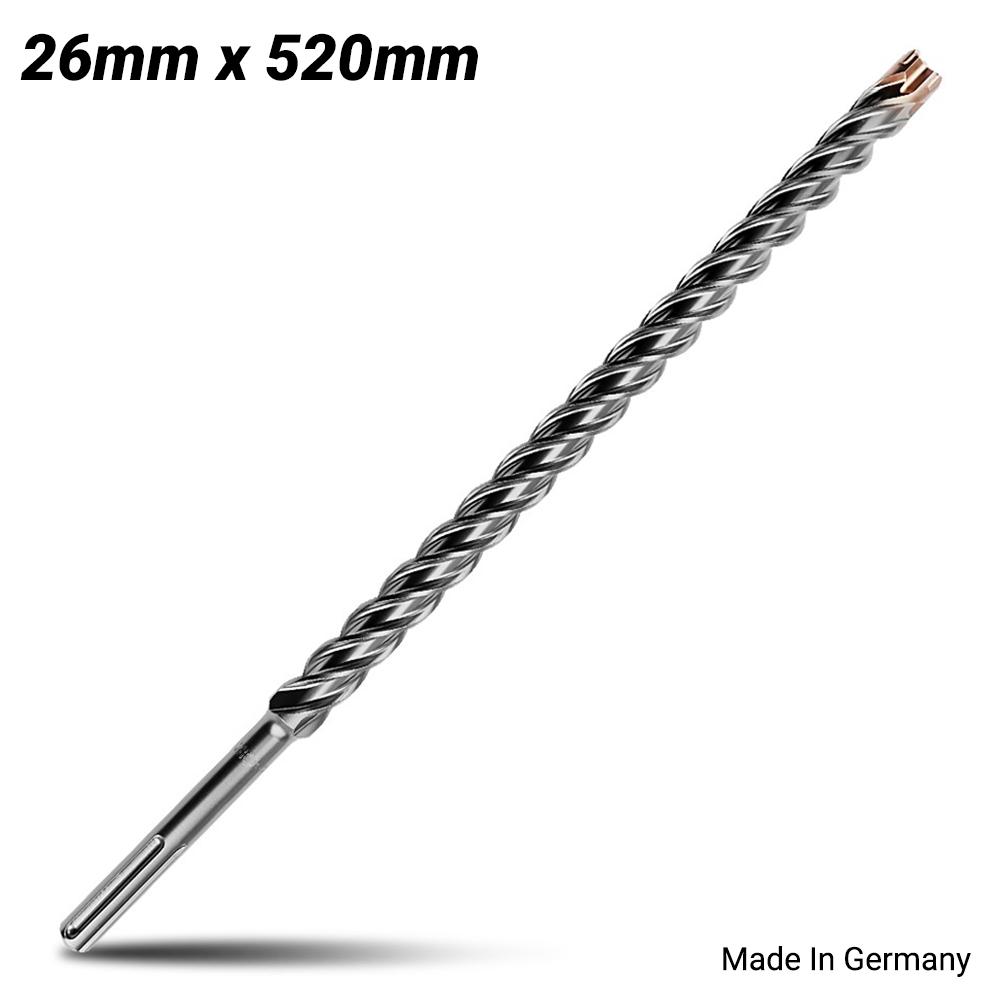 Xtorque X26520M Platinum SDS MAX 26mm x 520mm Platinum 4 Cutter Drill Bit - MADE IN GERMANY