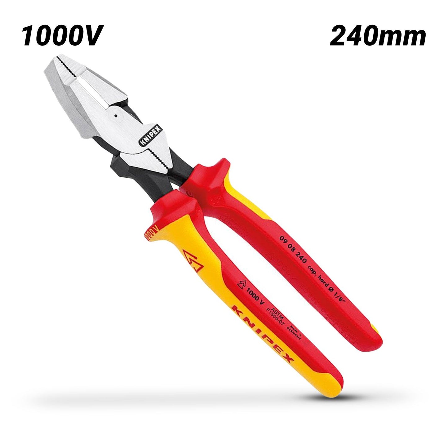 Knipex 0908240SB 240mm 1000V VDE Linesman Pliers