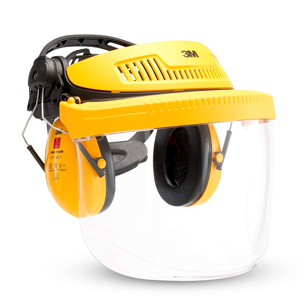 3M UU001471117 (G500V511H510-GU) Yellow Combo Polycarconate Faceshield