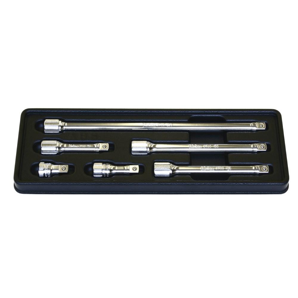 Ko-Ken KOPK3760/6 6pce 32mm - 250mm 3/8" Drive Extension Bar Set