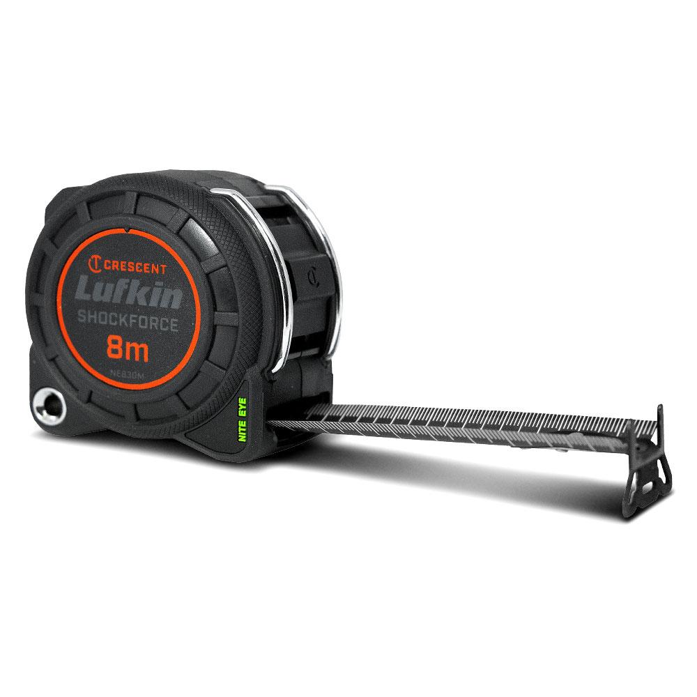 Lufkin NE830M 8m x 30mm Shockforce Nite Eye Tape Measure