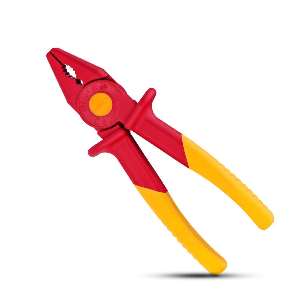 Knipex 986201 180mm Insulating Plastic Flat Nose Pliers