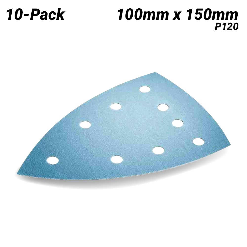 Festool STF DELTA/9 P120 GR/10 (577540) 10-Pack 100mm (4") P120 DELTA Granat Abrasive Sheets