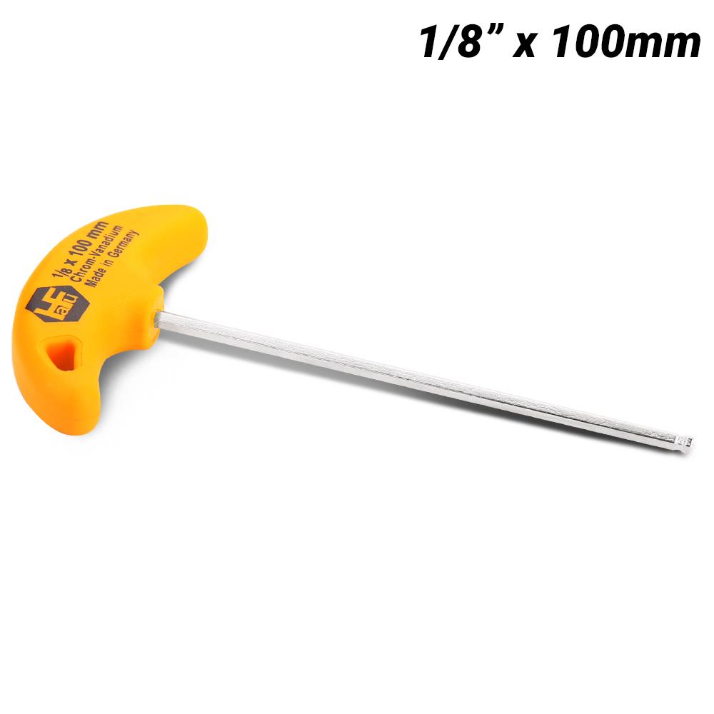 Hafu 420-190-52 1/8" T-Handle Imperial Ballpoint Hex Key Wrench - MADE IN GERMANY