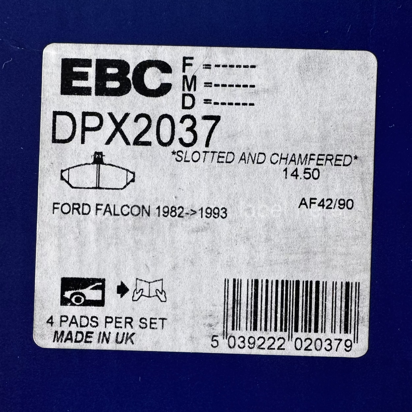 EBC Ultimax Heavy Duty Brake Pad Set DPX2037