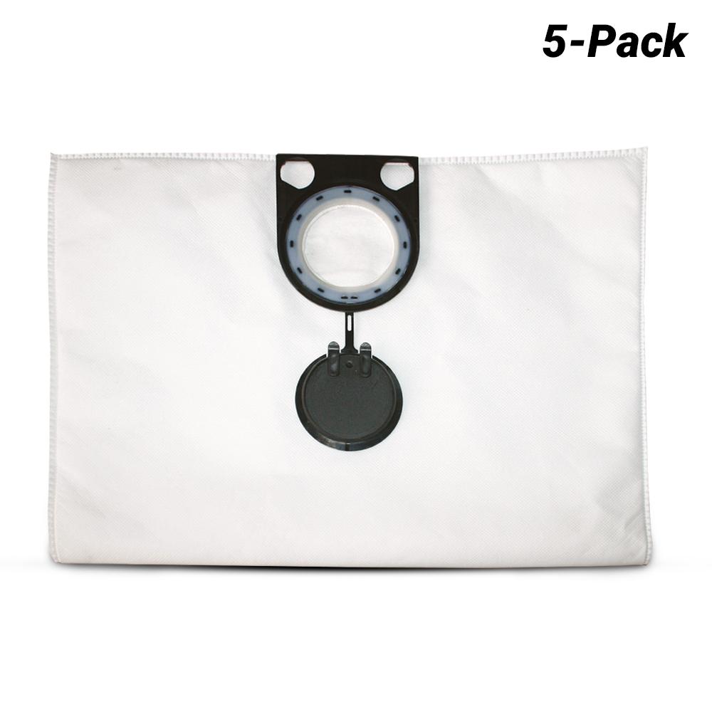 Metabo 631665000 5-Pack Fleece Filter Bags Suits ASA 1202 / ASA 32L