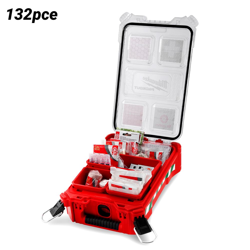 Milwaukee PKOFA-132 132pce PACKOUT Compact St. Johns First Aid Kit