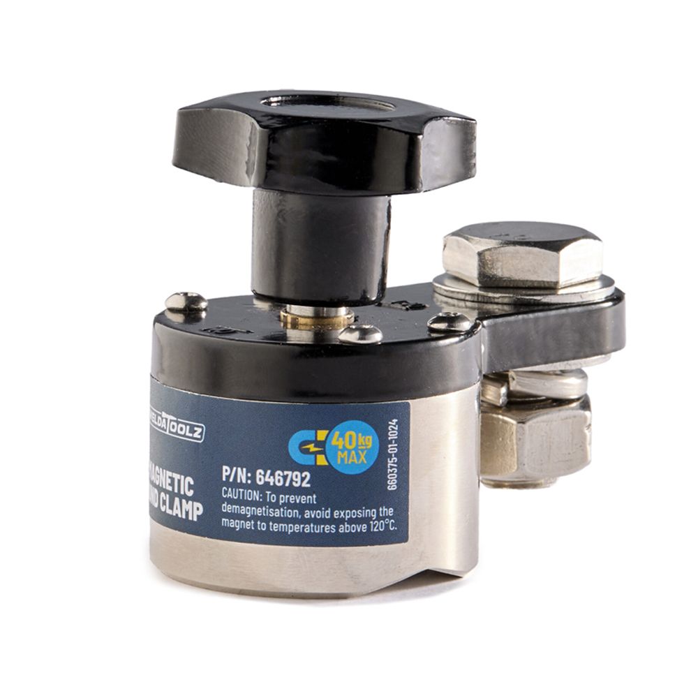 Cigweld 646792 WeldaToolz 40kg Force 300A Magnetic Ground Clamp