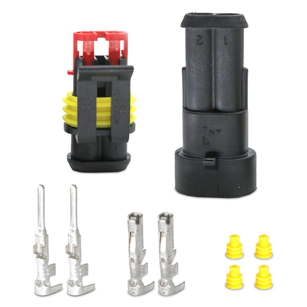 Daytona DCON2 AMP Weatherproof 2 Way Connector Kit