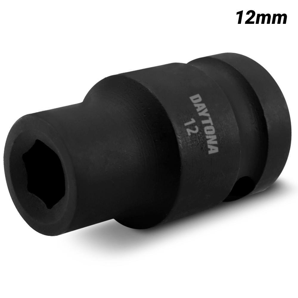 Daytona D1212I 1/2" Drive 6 Point Metric 12mm Impact Socket