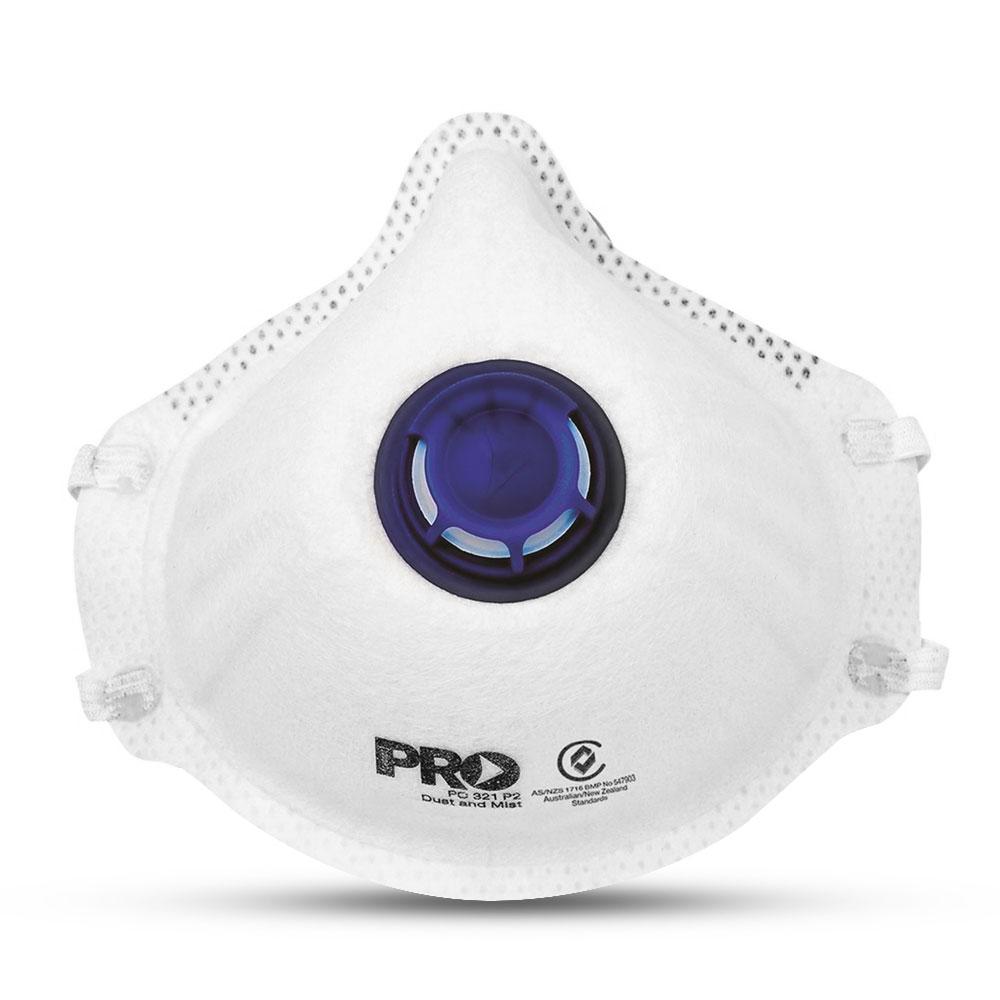 Pro Choice PC321 Safety Gear Dust Masks P2+Valve - 12 Masks