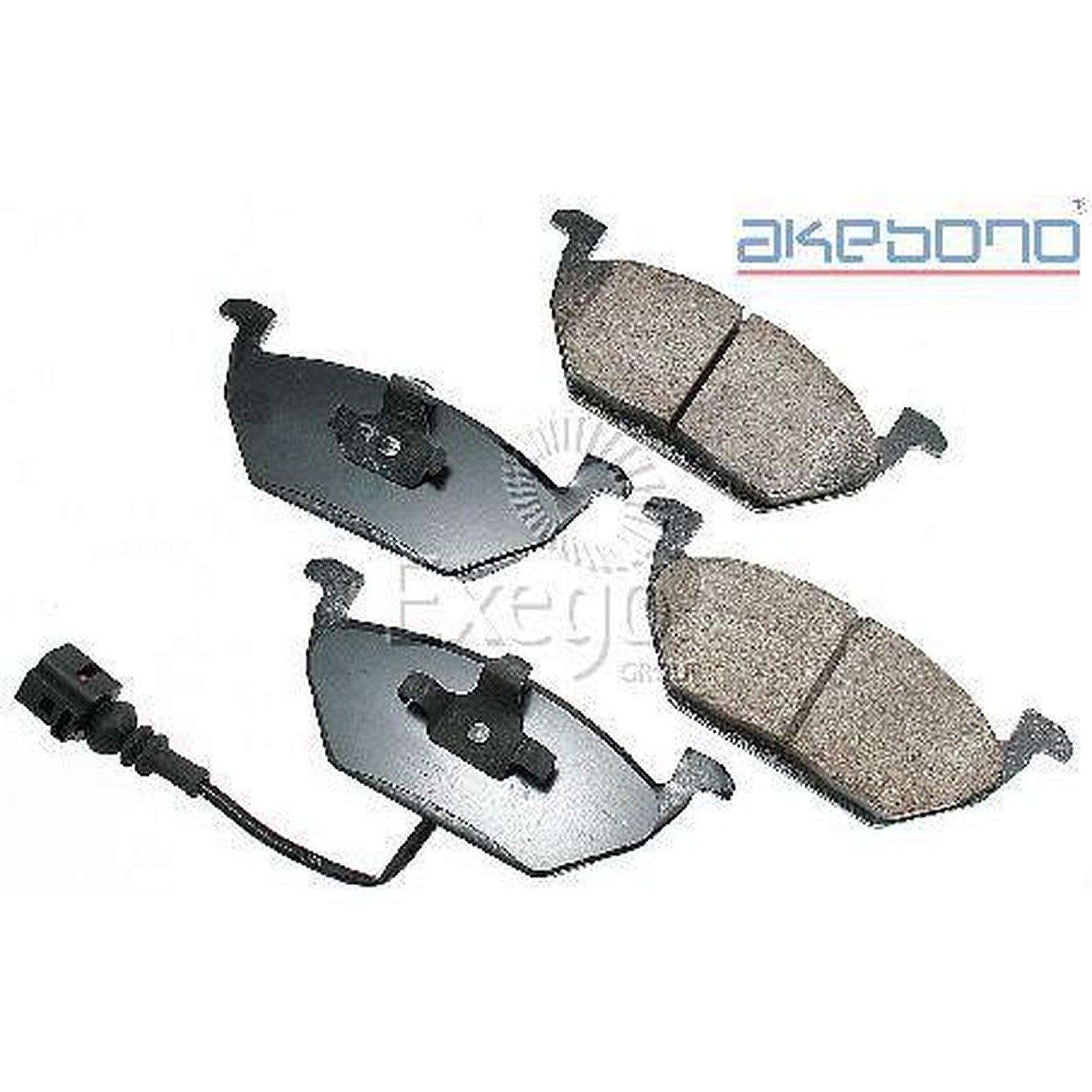 Akebono Euro Brake Pad Set Front — VW Golf / Jetta EUR768A