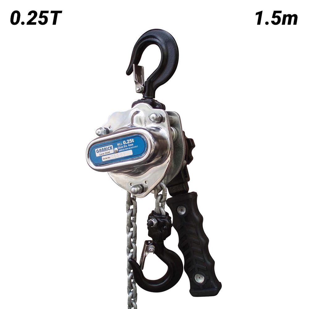 Garrick GLH025 0.25 Ton 1.5m Lever Hoist