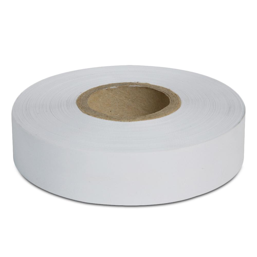 Dy-Mark 47760111 25mm x 100mm Survey Flagging Tape - White
