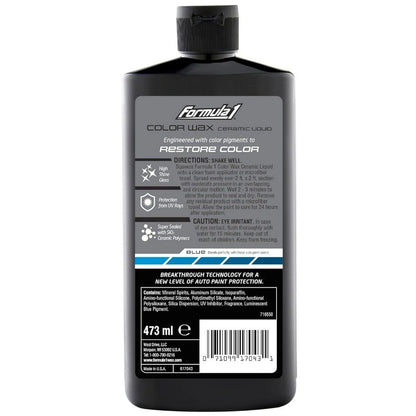 Formula 1 Ceramic Color Wax Blue 473ml