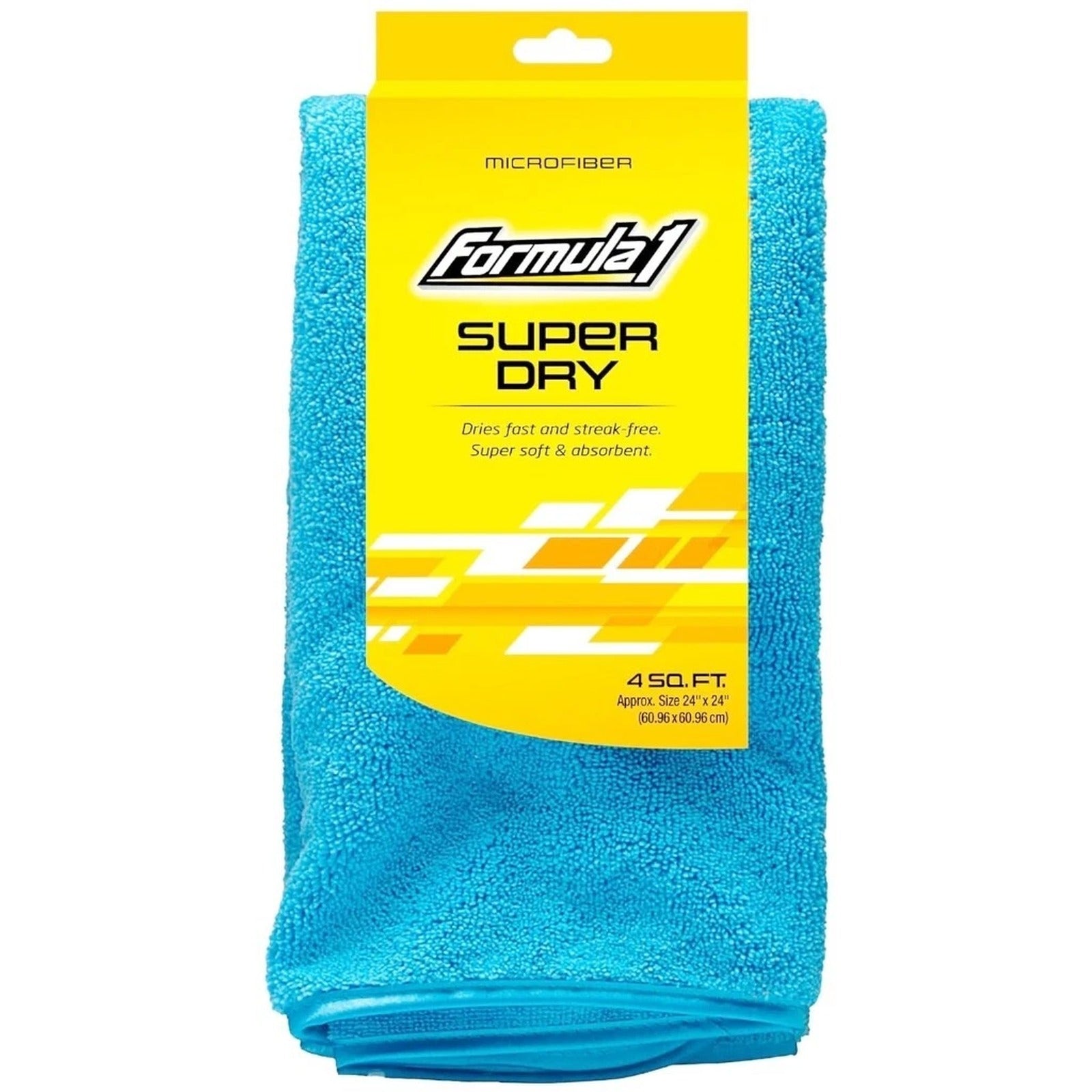 Formula 1 Super Dry Microfibre Car Drying Towel 60x60cm