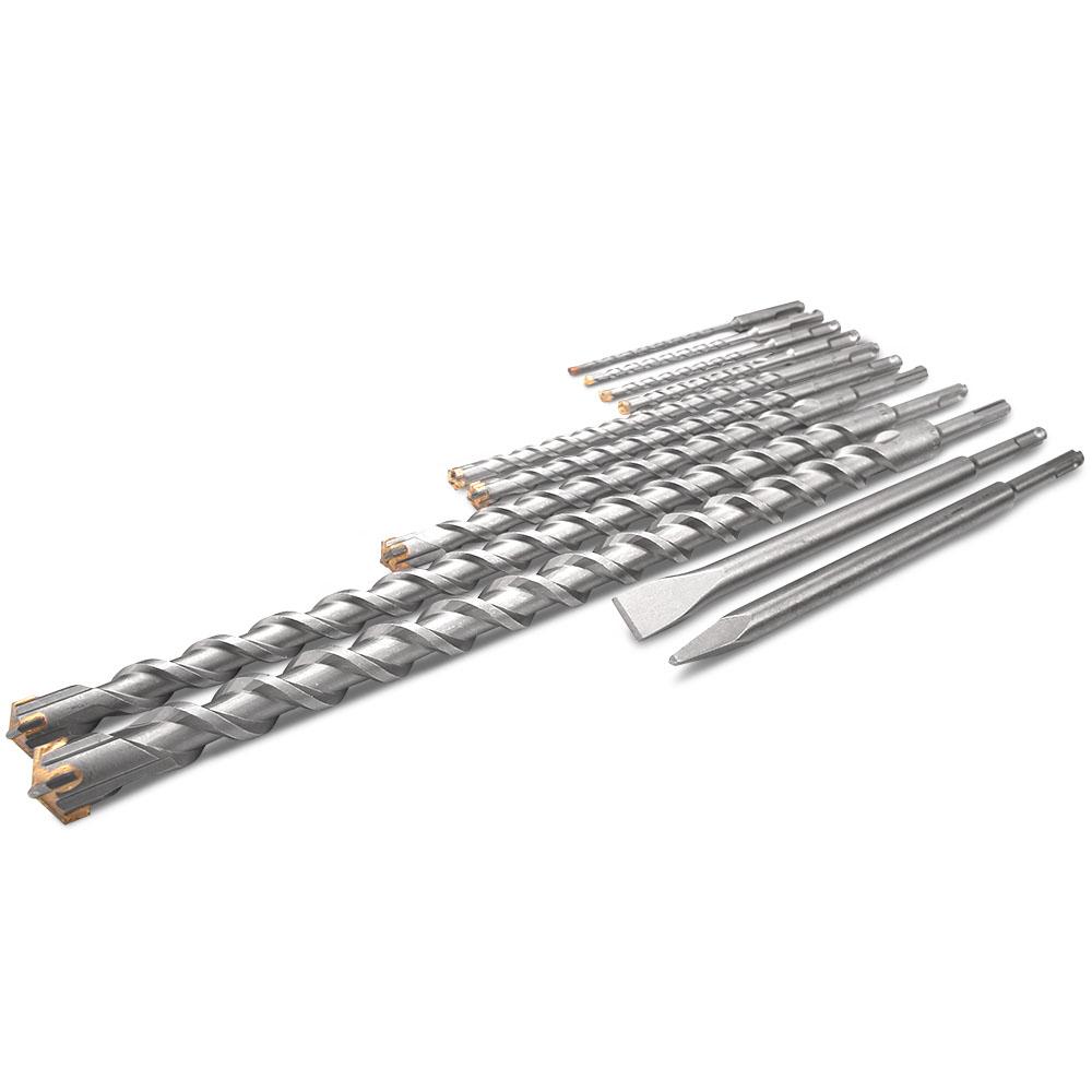 Techsmart TECSDS11PCE 11pce SDS Plus Drill Bit Set