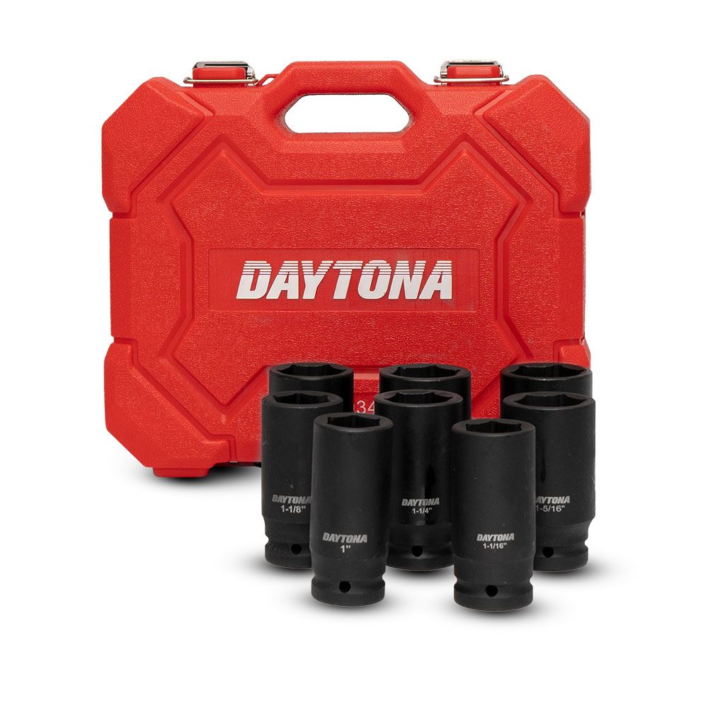 Daytona DID934 8pce 3/4" Drive Deep Impact 1"-1-1/2" Imperial Socket Set