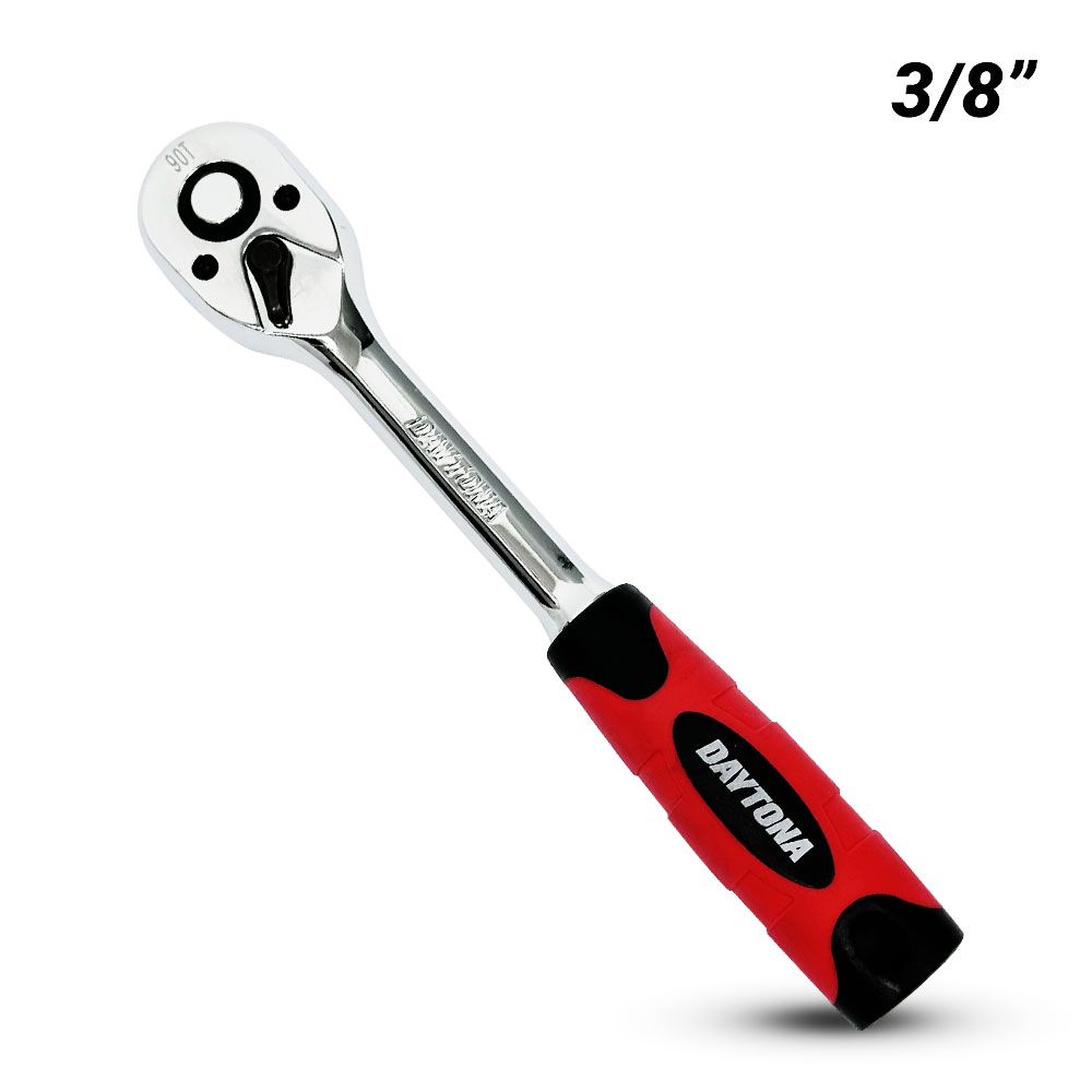 Daytona D38RH90SG 3/8" Drive 90T Reversible Ratchet with Soft Grip