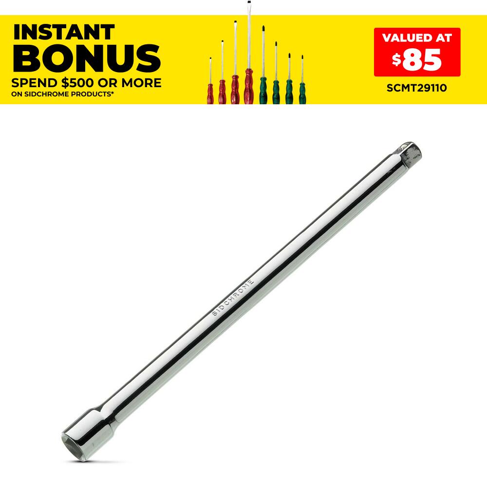 Sidchrome SCMT13917 3/8" Drive 250mm Socket Extension