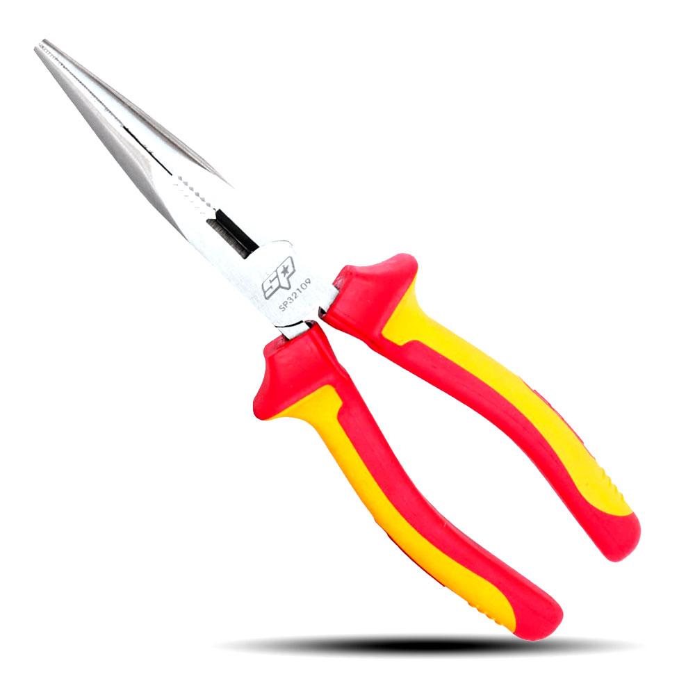 SP Tools SP32109 200mm (8") VDE Insulated Long Nose Pliers