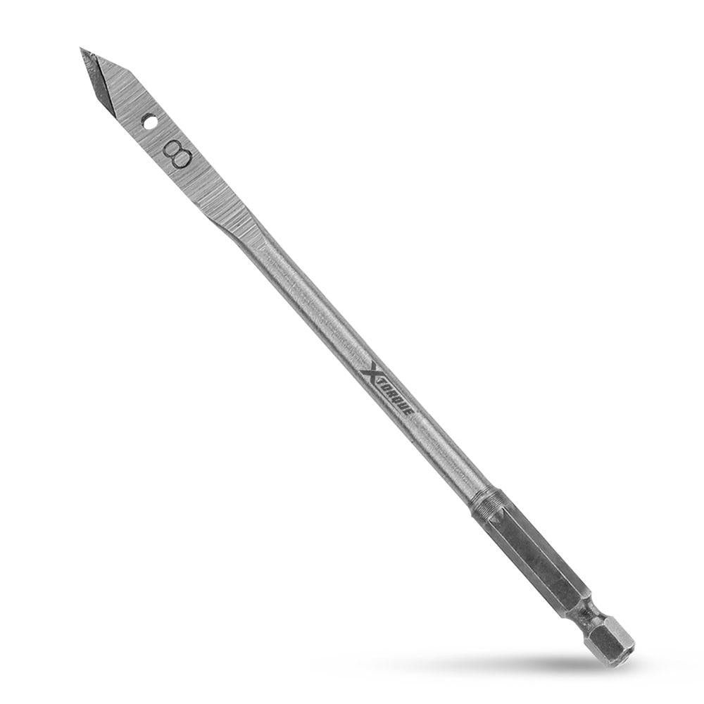 Xtorque SSDB8 8mm Flat Wood Spade Drill Bit