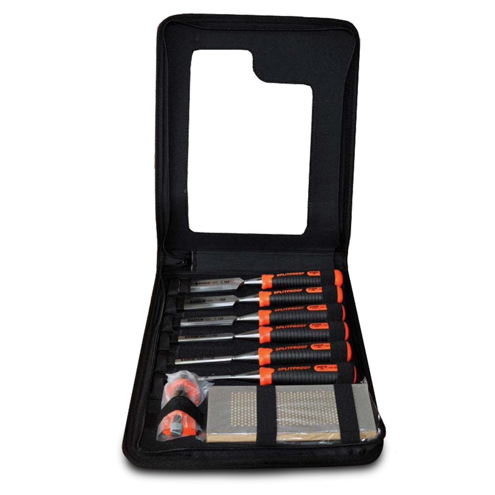 Bahco 434-S6-ZC 6pce Split Proof Chisel Set With Nylon Case