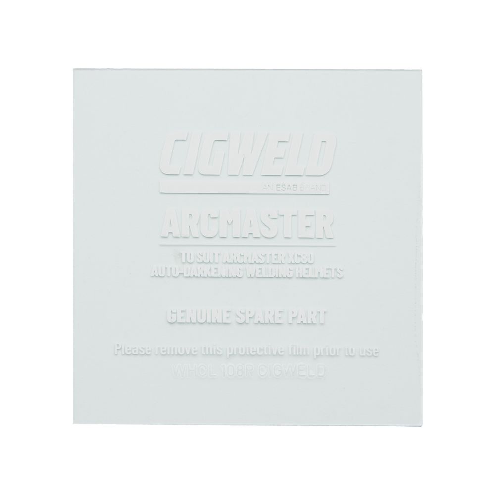 Cigweld WHCL108R 3-Pack Arcmaster XC80 Rear Cover Lens (Clear)