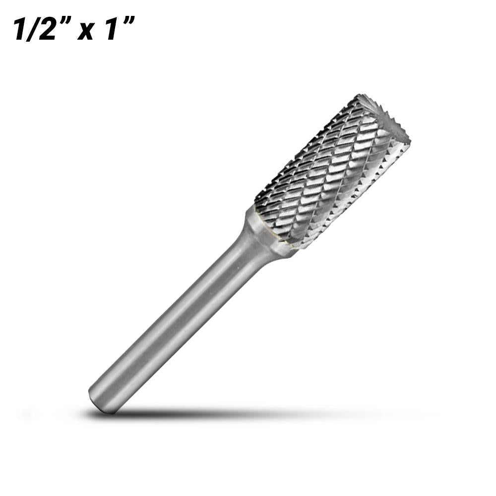 Holemaker CB-SB5 1/2" x 1" Cylindrical End Cut Carbide Burr