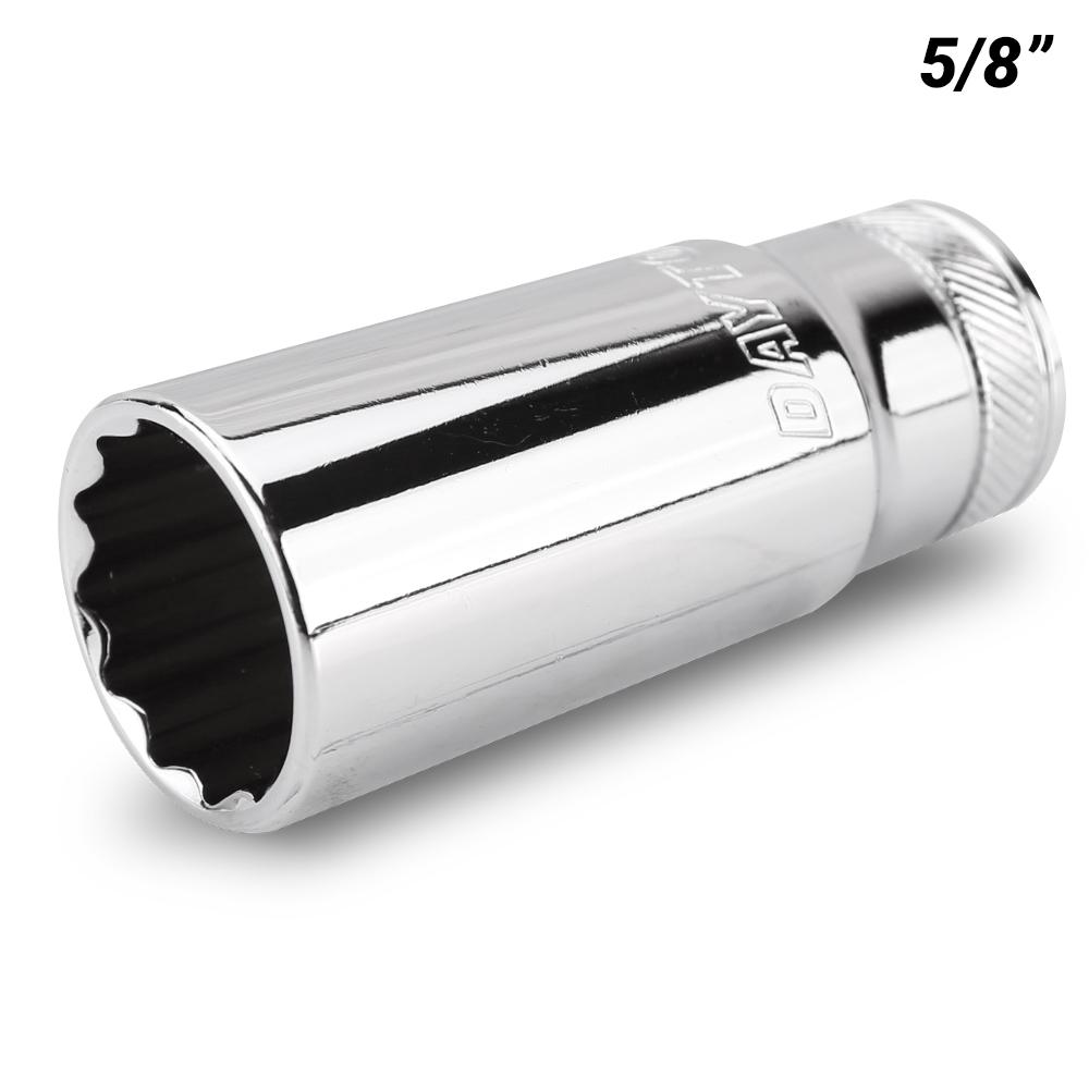 Daytona DI3858DS 3/8" Drive 12 Point 5/8" AF Imperial Deep Socket