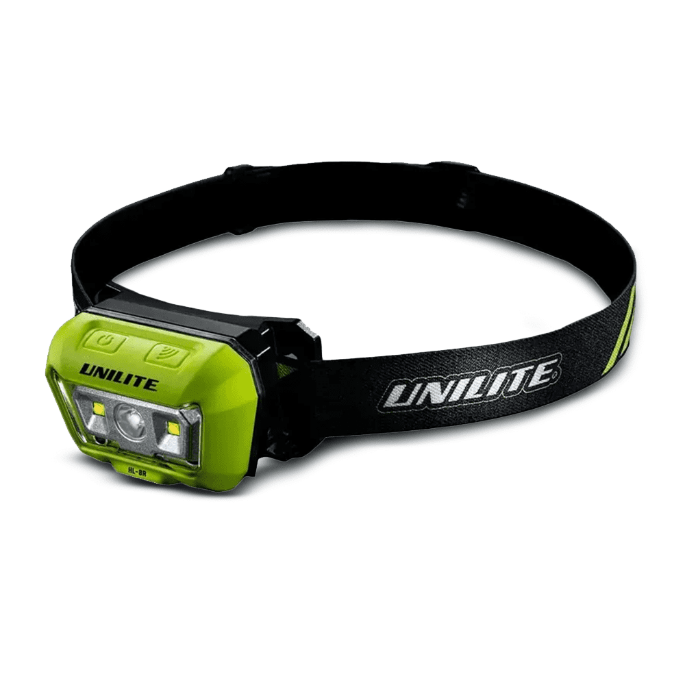 UNILITE HL-8R Dual Beam Sensor Head Torch (475 Lumens) Rechargeable
