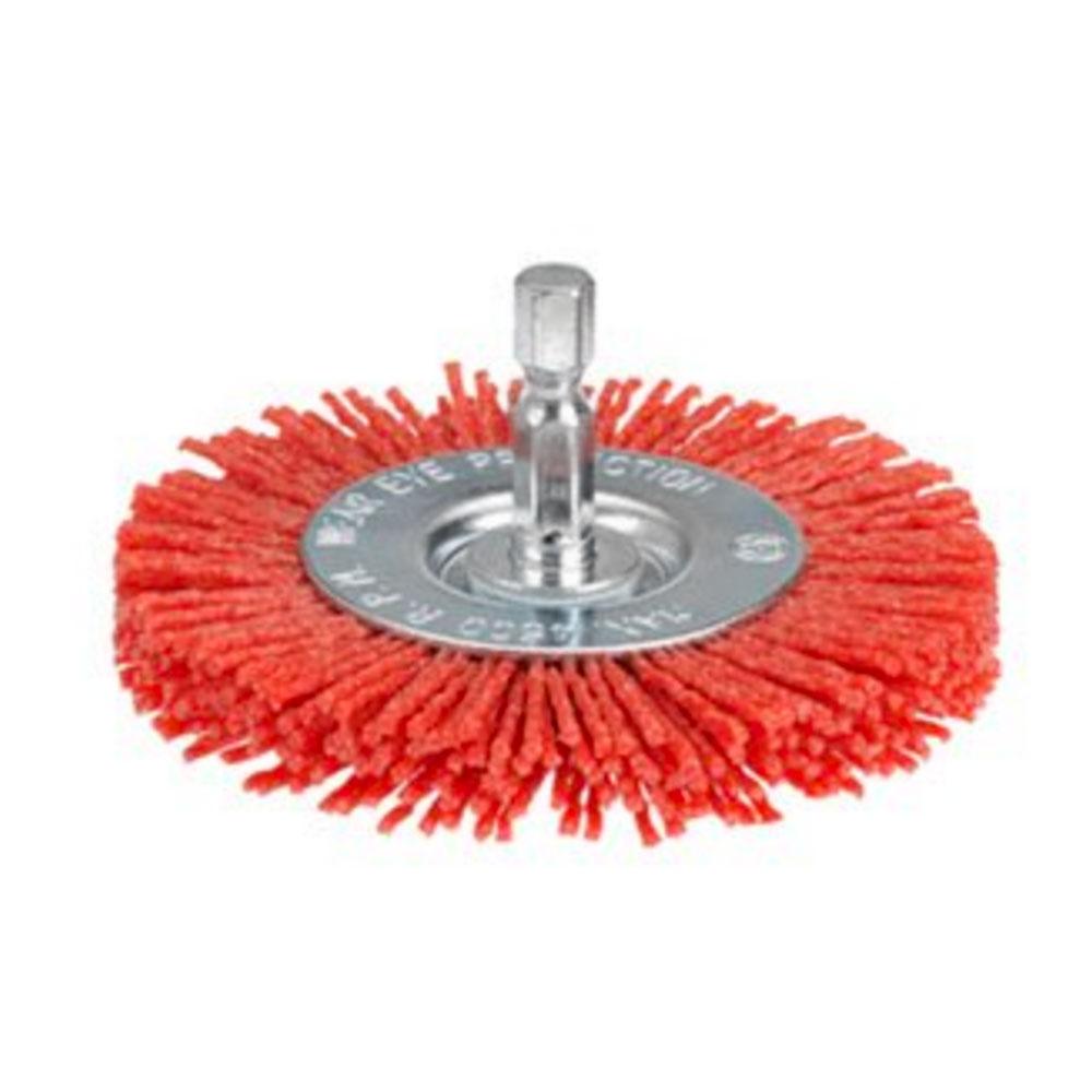 Bordo 5152-100S 100mm NylonGrit Wheel Brush with Hex Shank