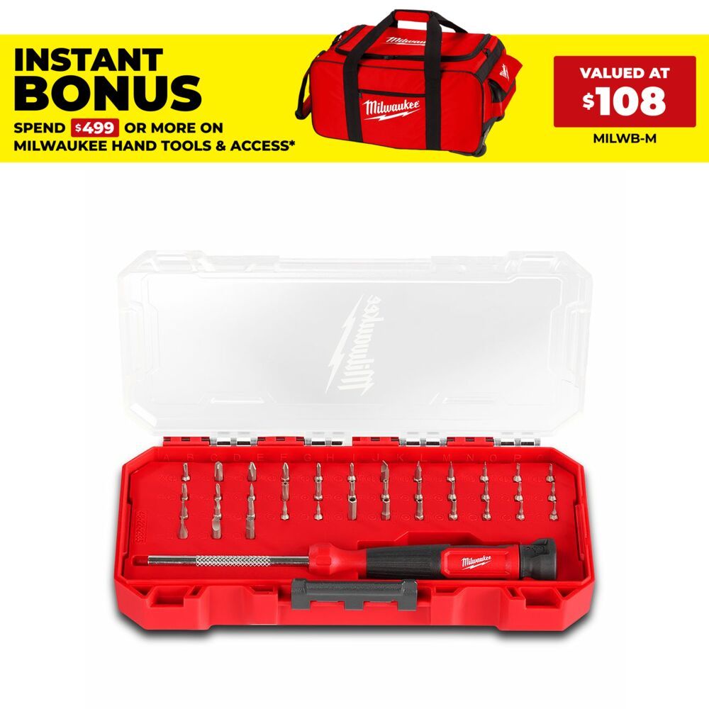 Milwaukee 48222935 39-in-1 Precision Multi-Bit Screwdriver