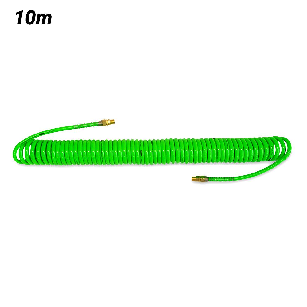 Jamec-Pem 55.6223 10m Length 10mm x 6.5mm High-Vis PU Air Hose Recoil