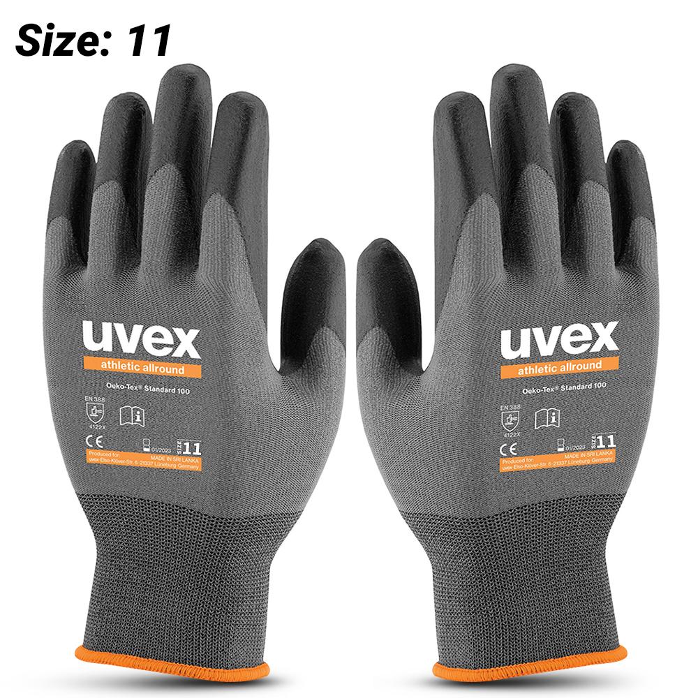 Uvex 6002811 Athletic Allround Foam NBR Gloves (SIZE 11)