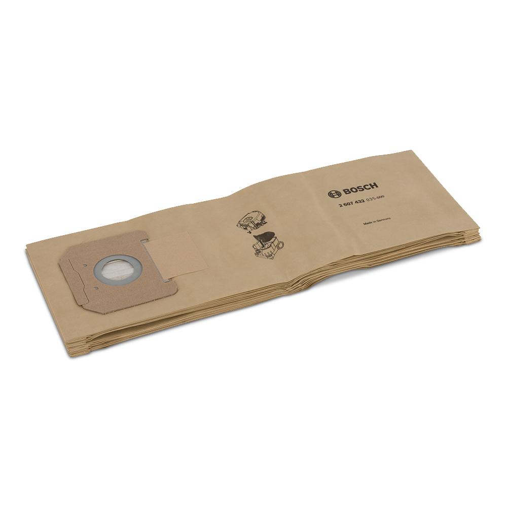 Bosch PAPIER GAS 35 (2.607.432.035) 5-Pack M Class Vacuum Paper Filter Bag for GAS 35-50