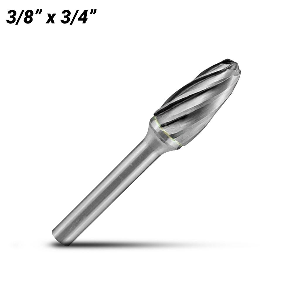 Holemaker CB-SF3-AC 3/8" x 3/4" Tree Shape Radius Carbide Burr