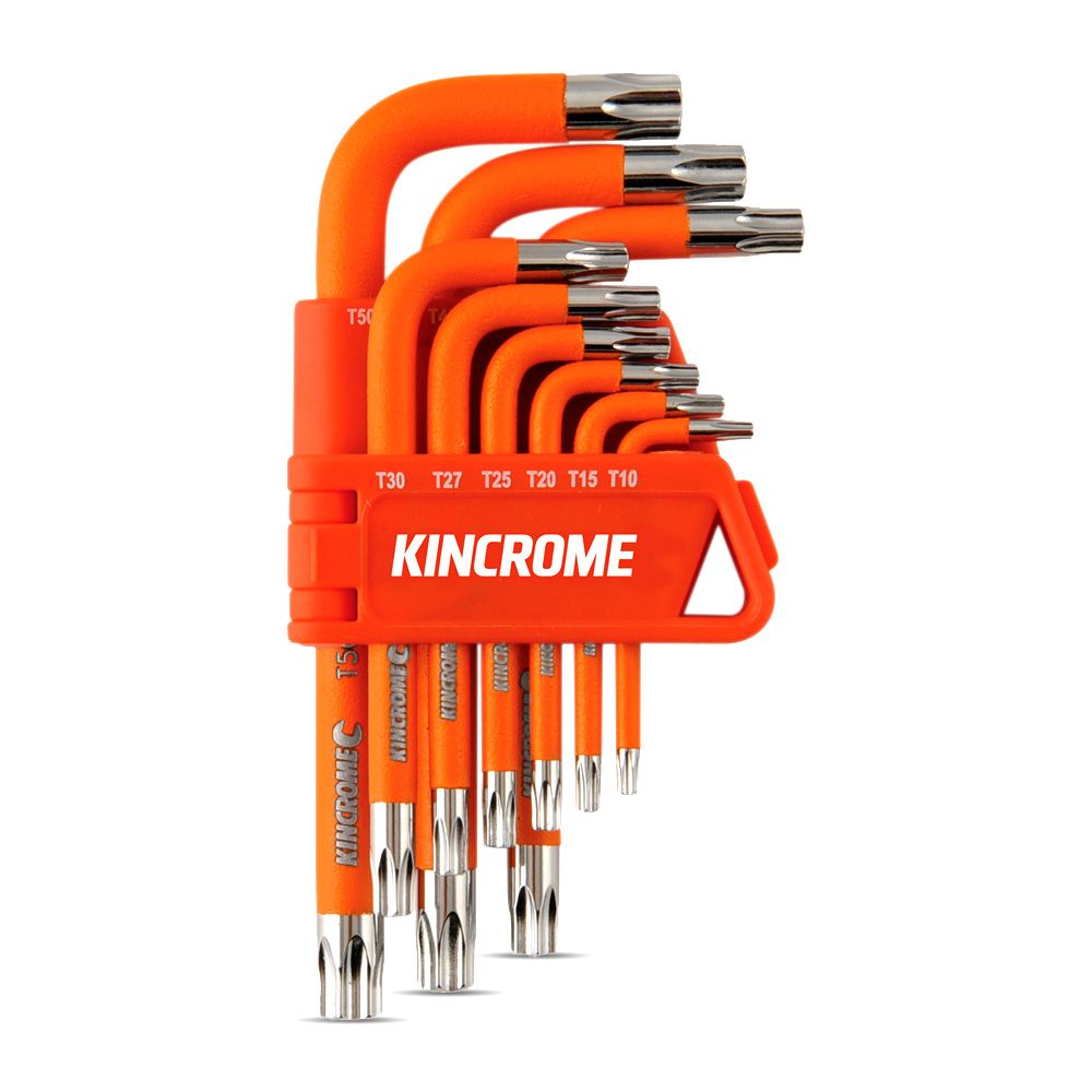 Kincrome K5145 9pce Tamperproof TORX Key Set Short Series