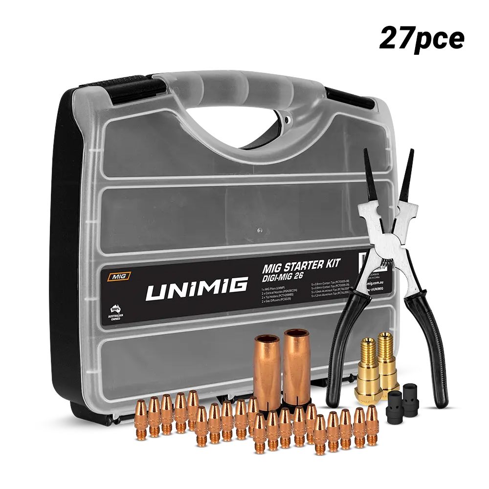 UNIMIG UMSK26 Binzel Style Digital 26 MIG Torch Consumables Starter Kit