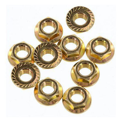 Champion Flanged Hex Nut M8 x 1.25mm Grade 8.8 — Pack of 10
