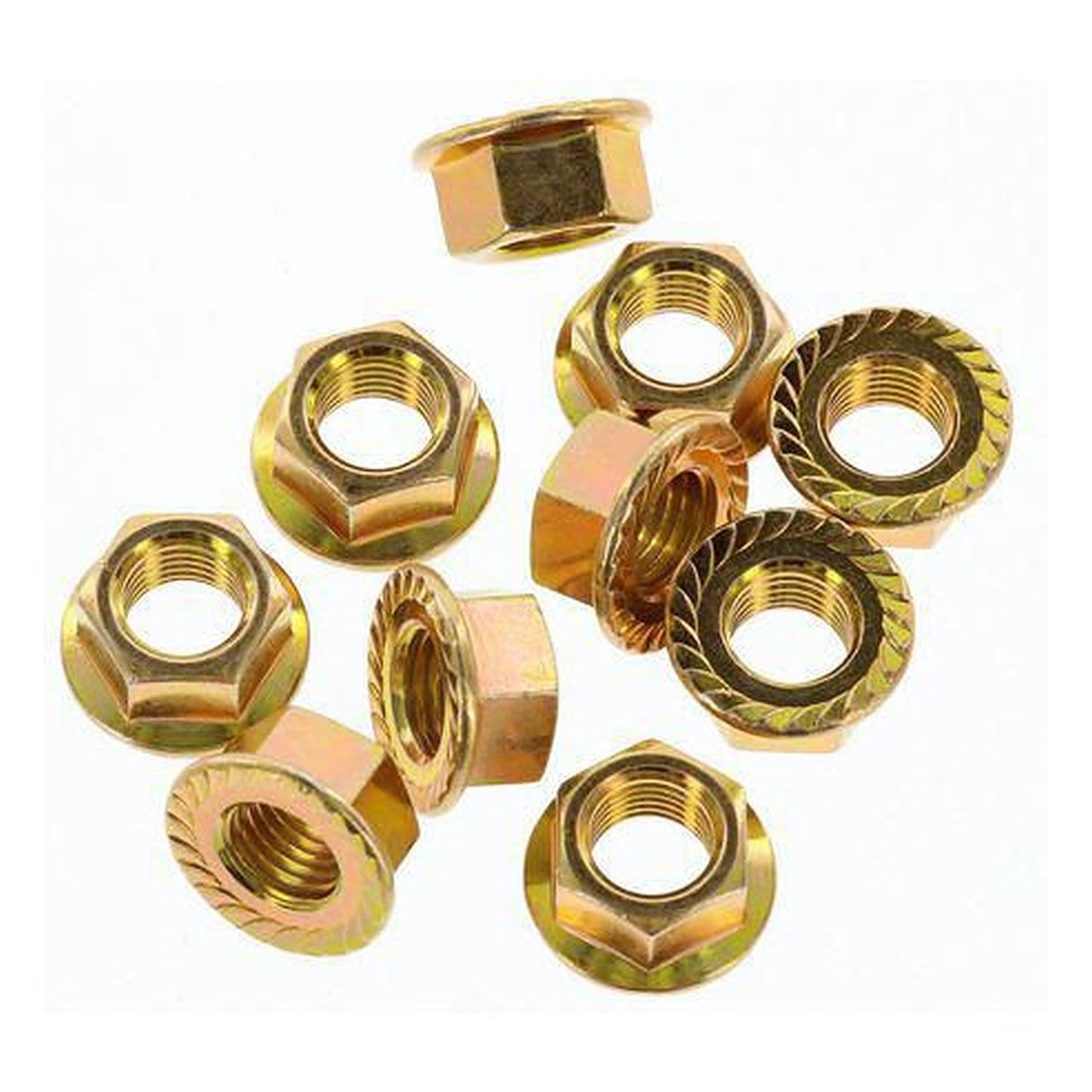 Champion Flanged Hex Nut M10 x 1.25mm Grade 8.8 — Pack of 10