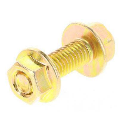 Champion High Tensile Flanged Hex Set Screws & Nuts M8 x 25mm 12AF Grade 8.8 — Pack of 8